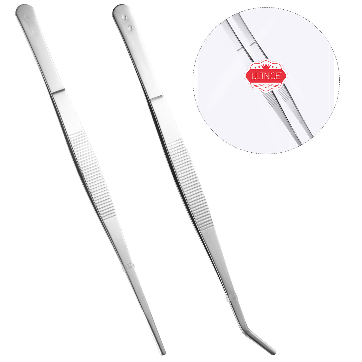 2 Stück Edelstahl-Pinzetten, S – Feeding Tong Stainless Bewertung und Preis