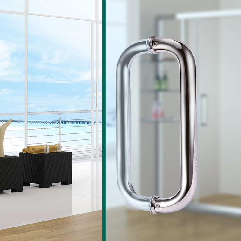 1 Paar Edelstahl-Glastürgriffe – Glass Door Hinge Bewertung und Preis